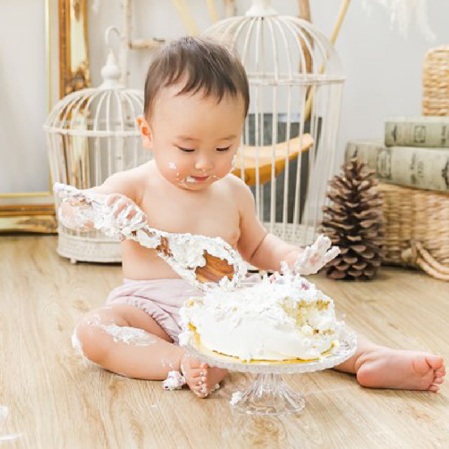 吉田写真堂 撮影メニュー スマッシュケーキ smash cake